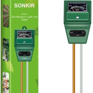 Sonkir  MS02 3-in-1 Soil Moisture/Light/pH Tester